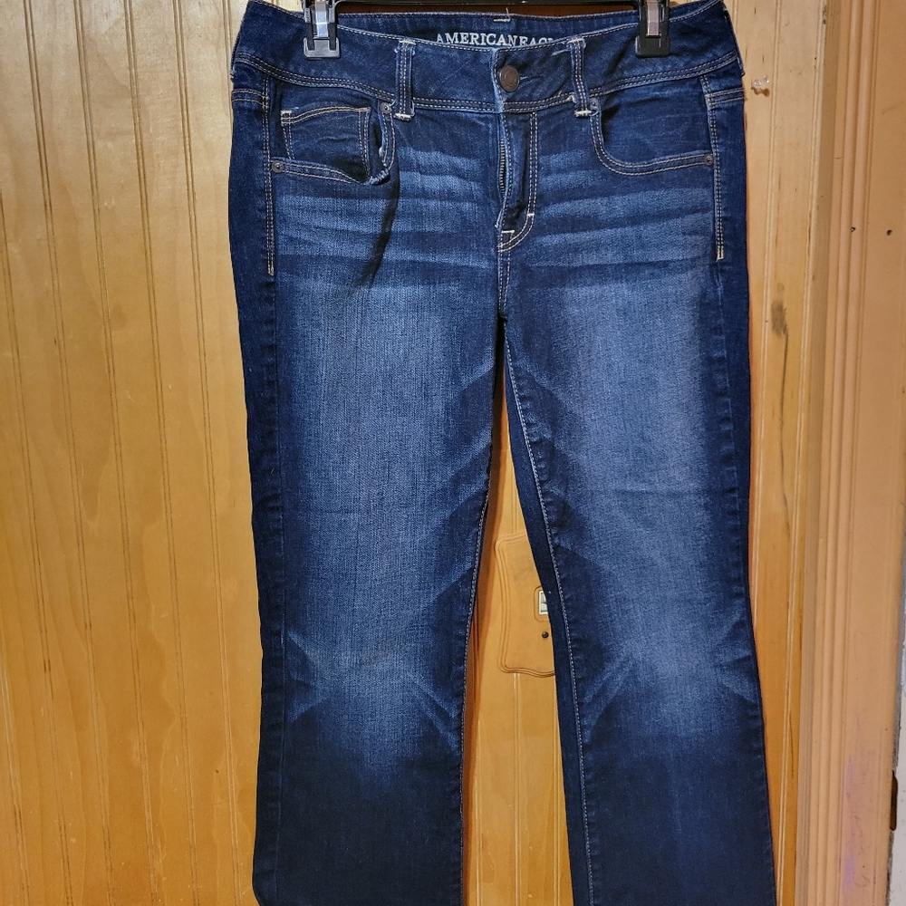 American eagle flare jeans size 10